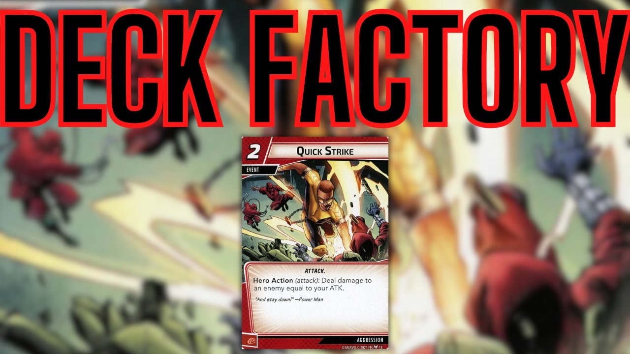 Marvel Champions Deck Building: Quick Strike