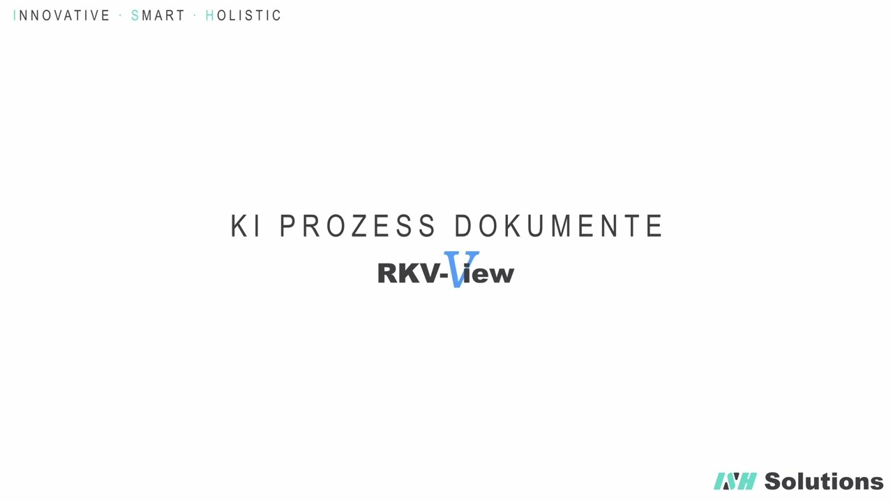 Prozess Dokumente &ndash; Vertr&auml;ge intelligent managen mit KI & RKV View