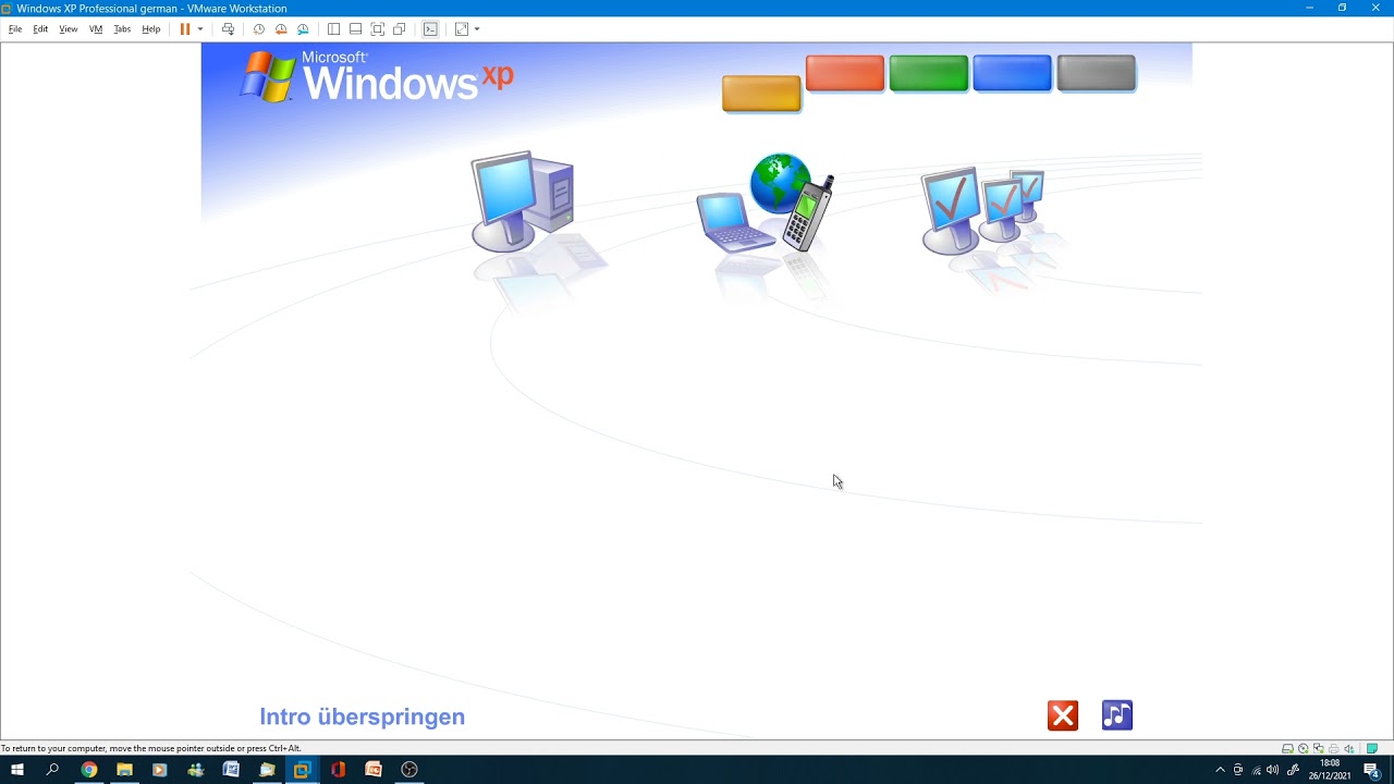 windows xp tour intro in german