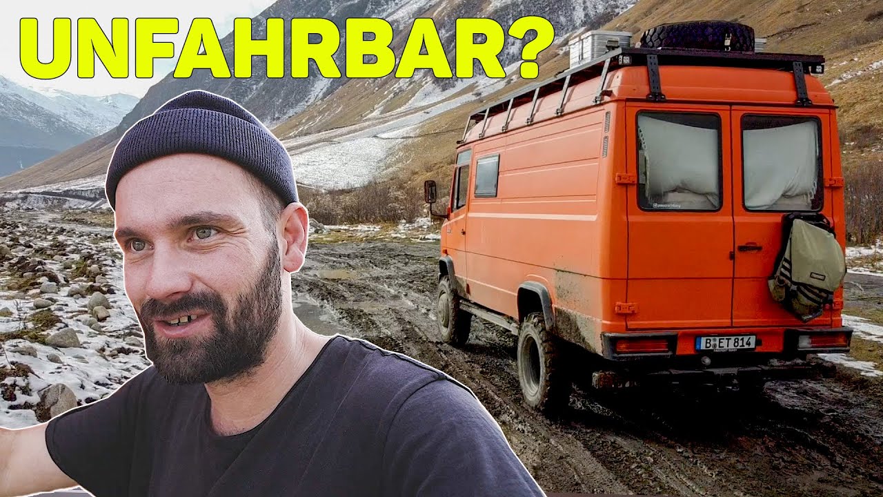 DIESE PISTE IST SEHR GEFÄHRLICH IM WINTER | ZAGARI PASS IN GEORGIEN