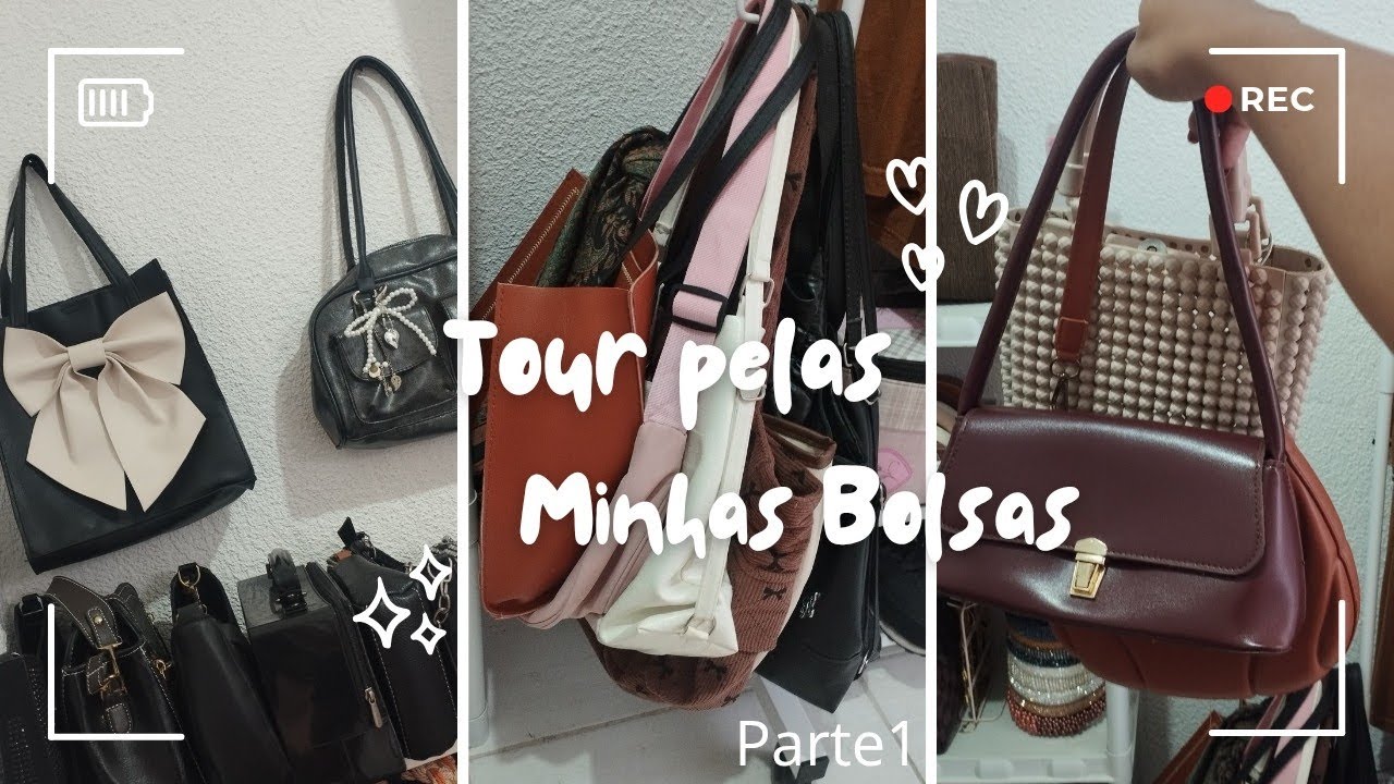 Tour pelas minhas bolsas| Parte 1