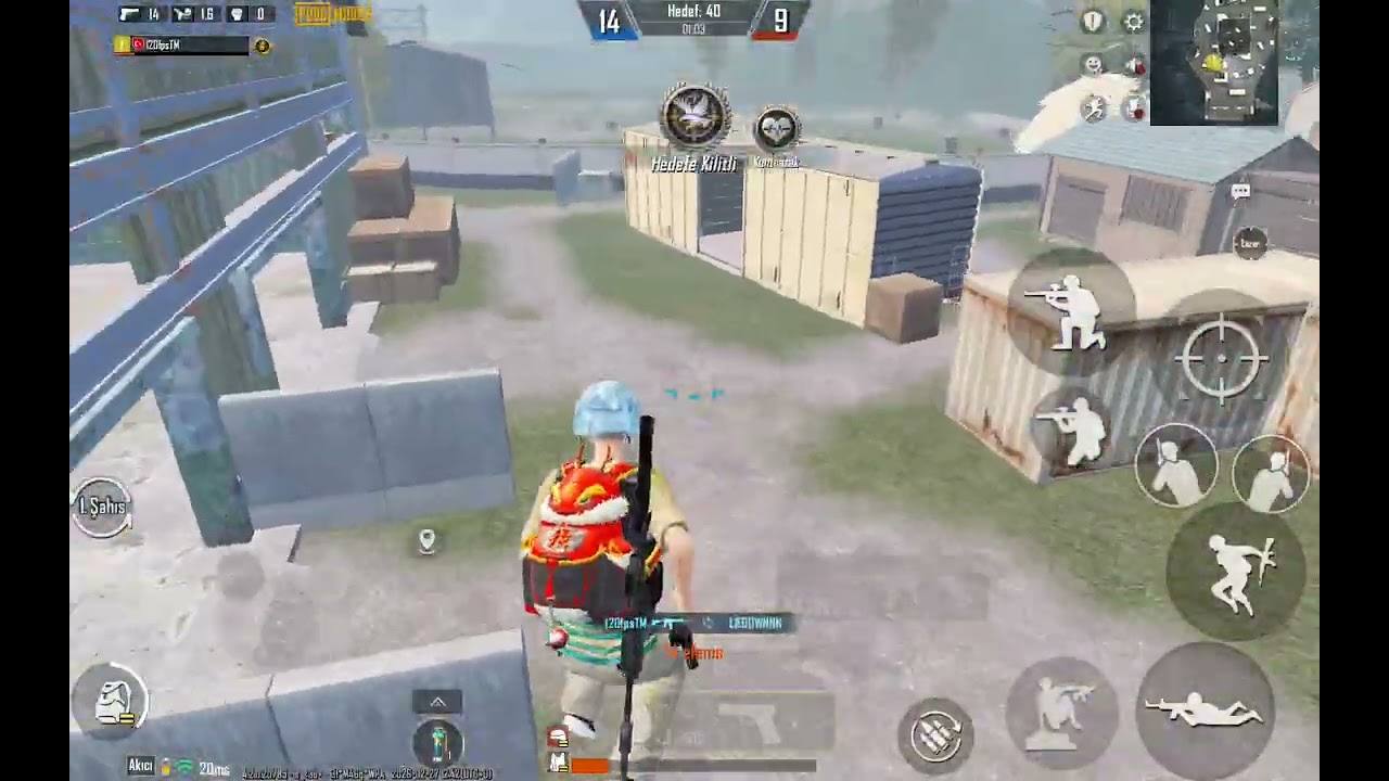 TDM DE YENİ KONTROLLERE ALIŞMAYA ÇALIŞIRKEN GELEN ADAM BAK PUBG MOBILE.