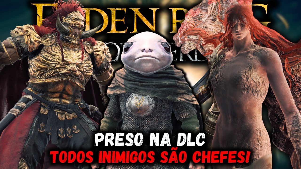 ELDEN RING PRESO NA DLC COM TODOS INIMIGOS SENDO CHEFES! RANDOMIZADO! O FINAL!