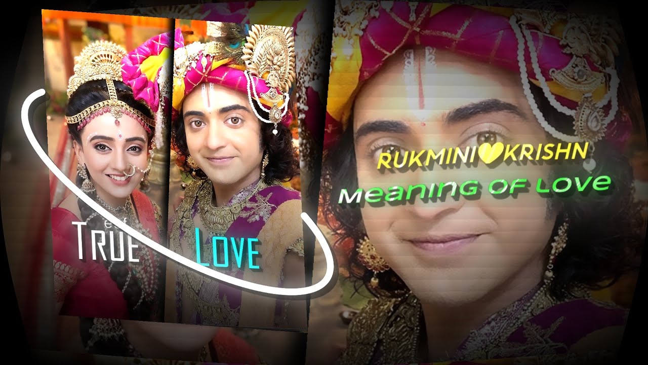 Krishna's love for Rukmini 🌺 #rukmini #krishna #truelove #laxminarayana #omahive