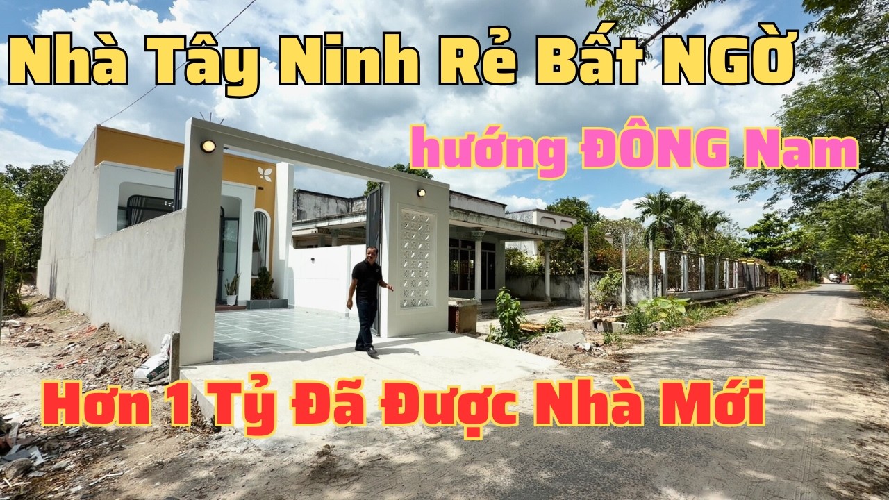 Bán Nhà Tây Ninh : Nhà Rộng 150m2 Có 3 Phòng Ngủ Giá 1 Tỷ450 Triệu Cách Chợ 1km | Nhà Tây Ninh 1572N