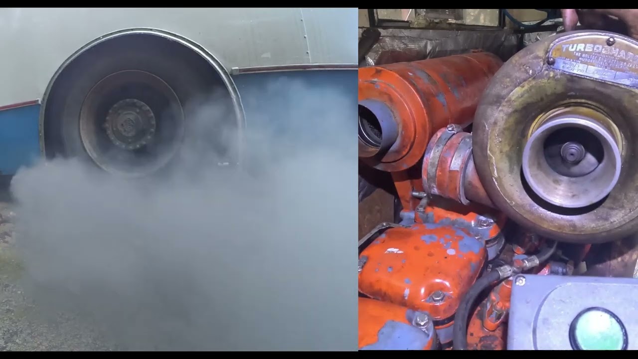 Volvo TD 100 first start after repairs