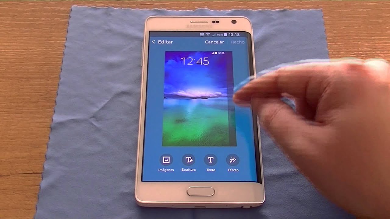 Galaxy Note EDGE Funciones de su Pantalla Curva ESPAÑOL
