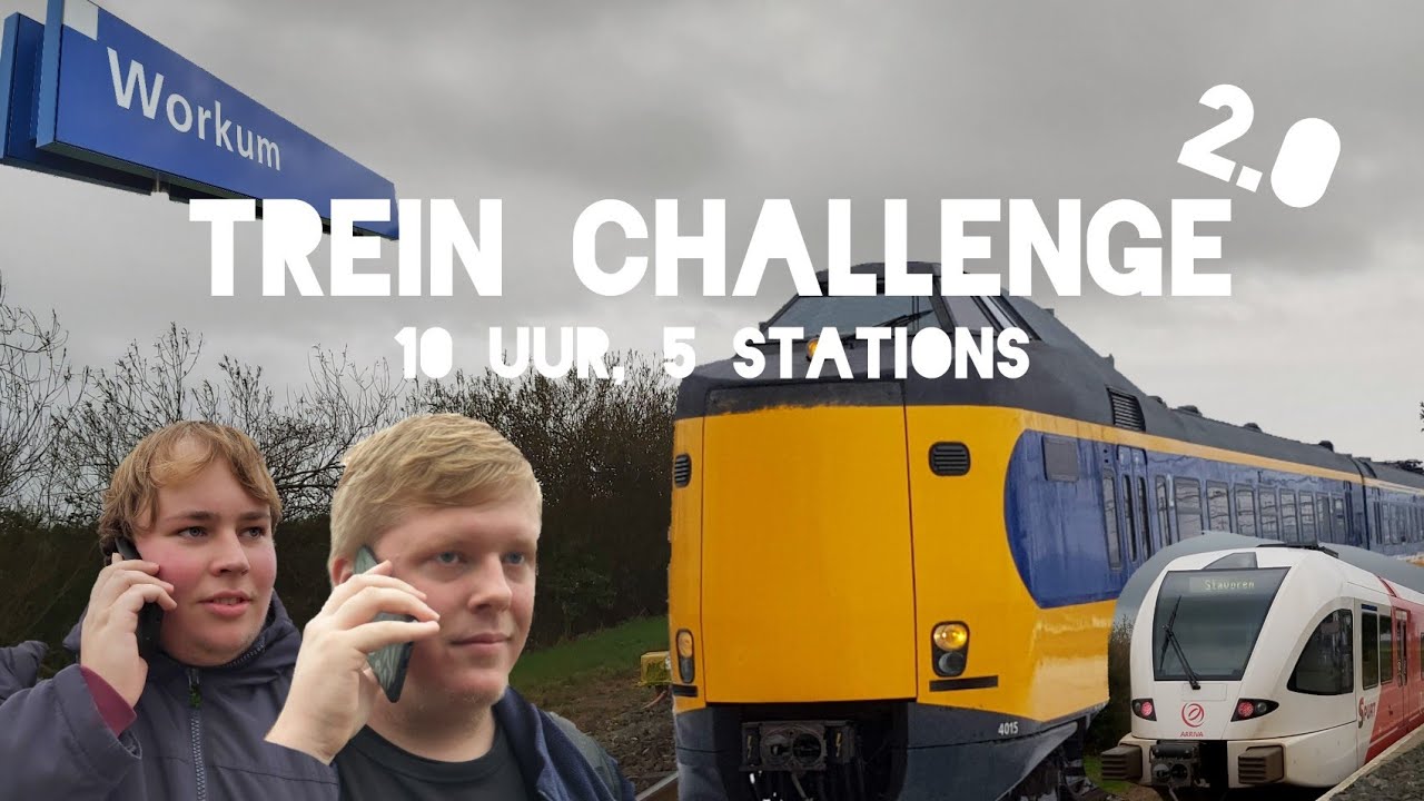 Trein Challenge 2.0 | 10 uur, 5 stations | #treinleven