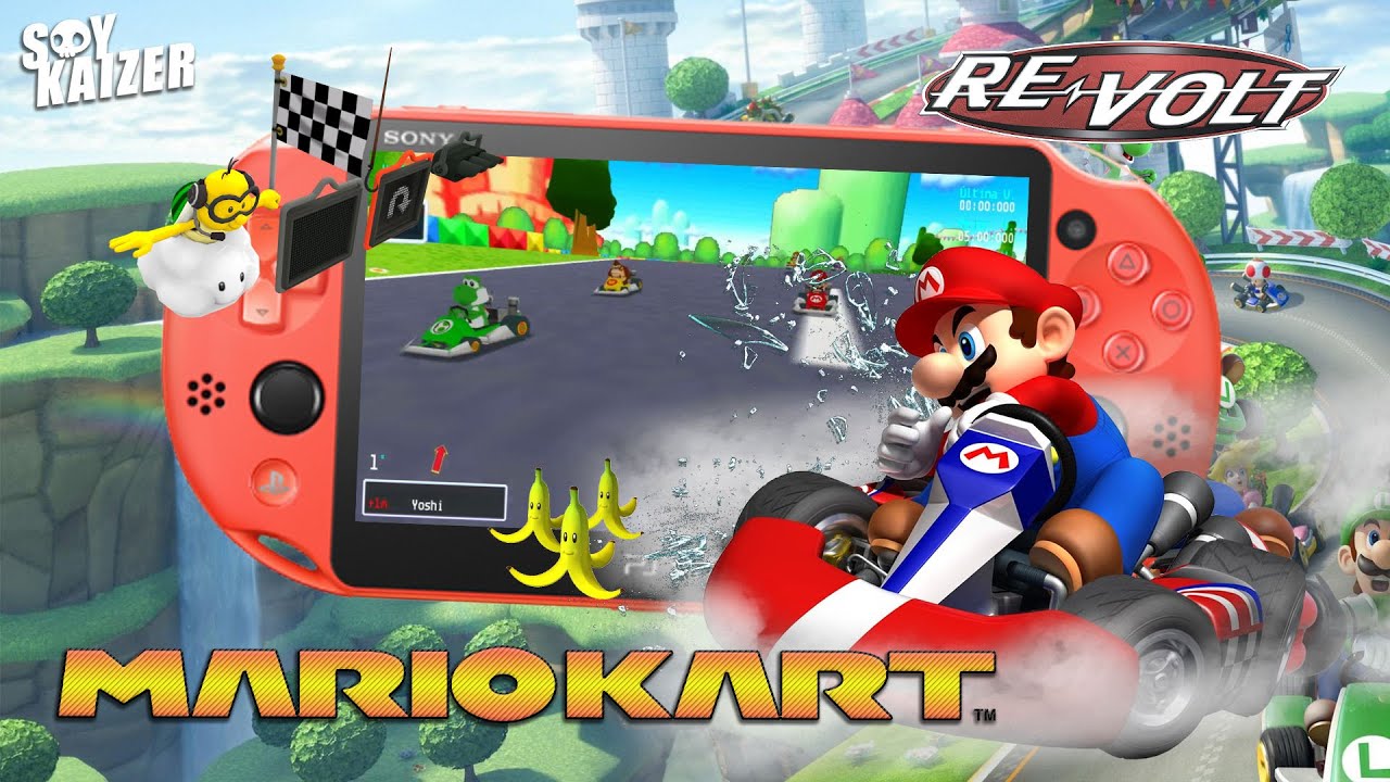 CONVERTÍ a REVOLT en un Mario Kart Exclusivo Psvita!!
