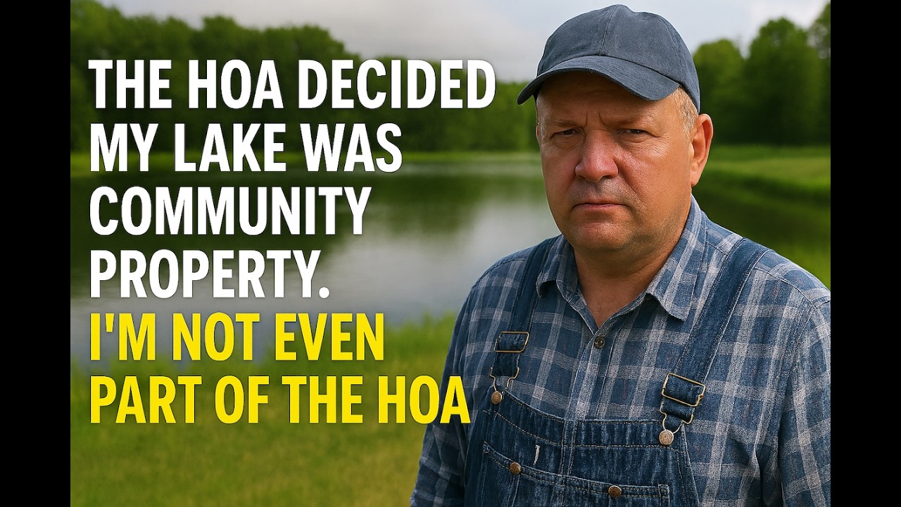 The HOA decided my lake was community property. I'm not even part of the HOA.