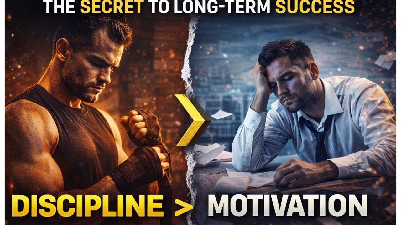 Discipline Over Motivation: The Secret to Long-Term Success