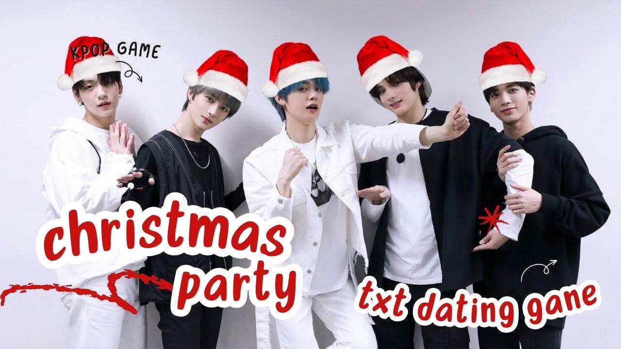 KPOP (TXT) DATING GAME - Christmas Party Version