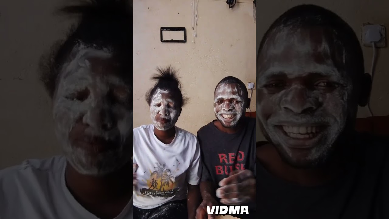 sing the song or powder smack 😂🤣Guess who won the challenge 😂