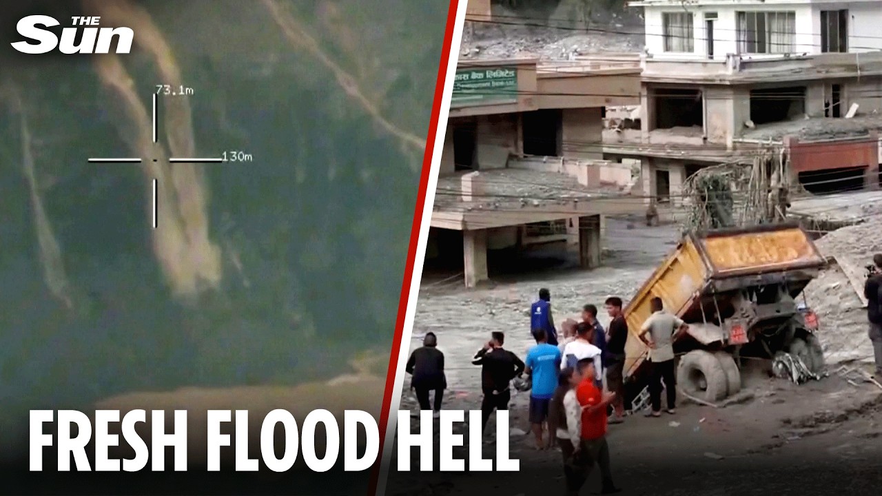 New Nepal flood fears loom as overflowing lake threatens another deadly surge