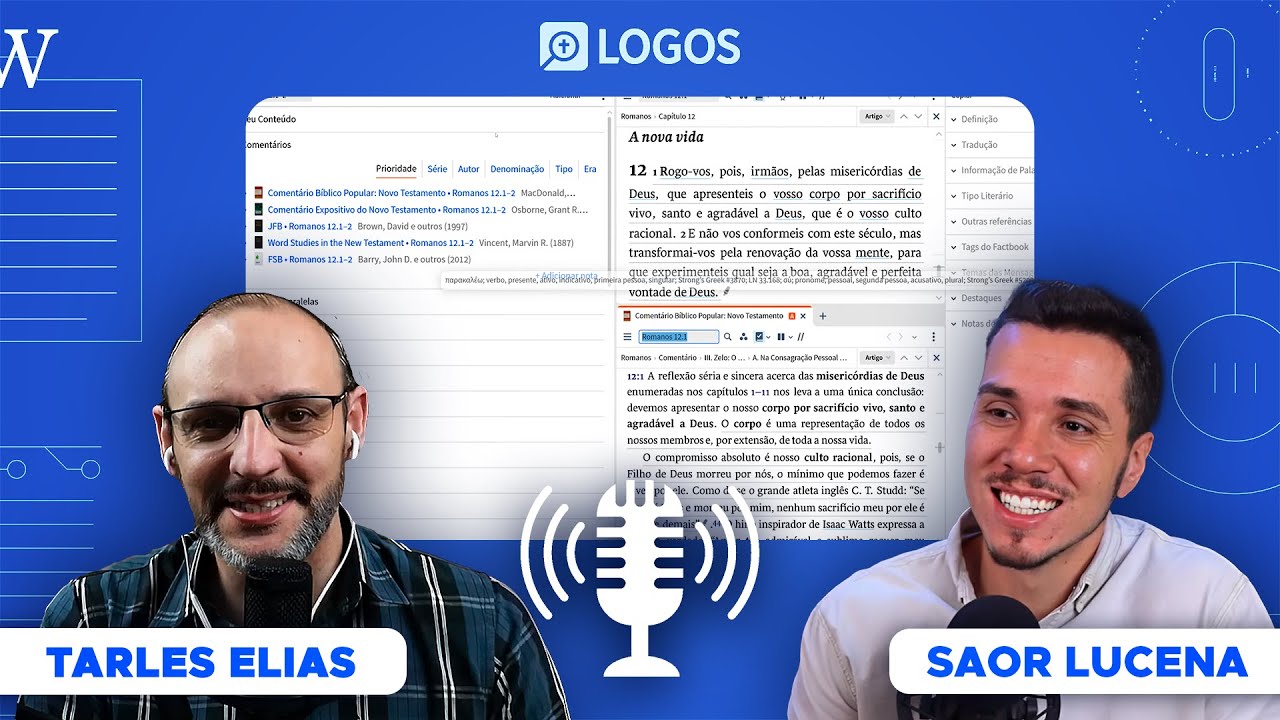 COMO TARLES ELIAS (TEOLOGAR) PREPARAR SUAS AULAS E SERMÕES |  PODCAST LOGOS: EPISÓDIO 11