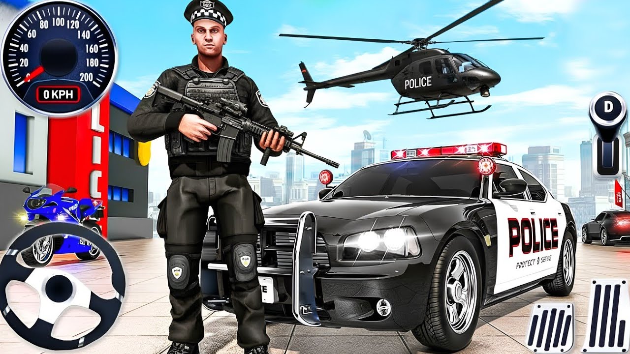 Police Car Chase Simulator 3D 🚨 | Real Cop Cars Driving Simulator 2026 | Android Gameplay