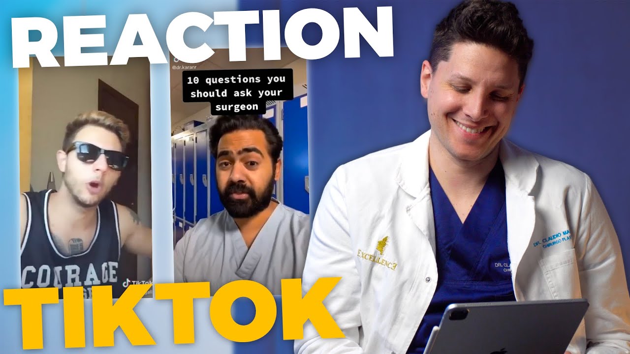 CHIRURGO PLASTICO reaction a video TIKTOK medici #2