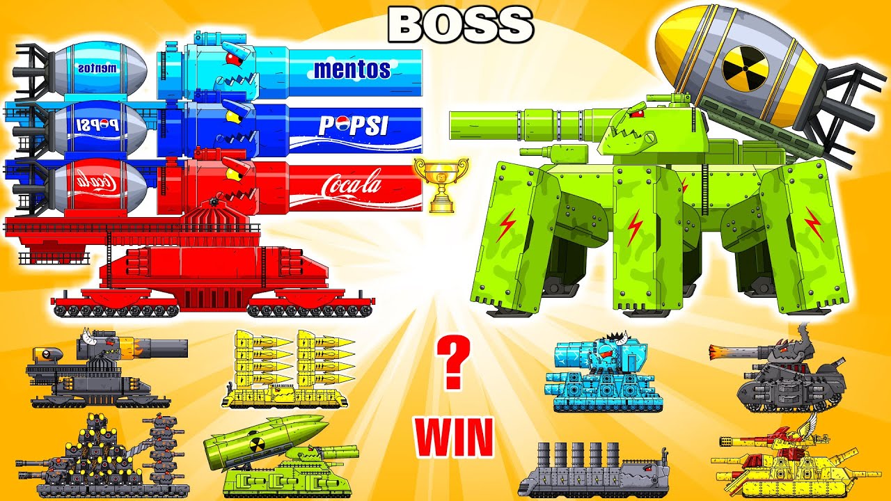 ALL SERIES: EPIC BATTLES Tanks vs IRON TANK Which is STRONGER