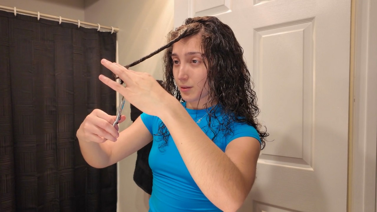 cutting my hair (i have no idea what i'm doing)