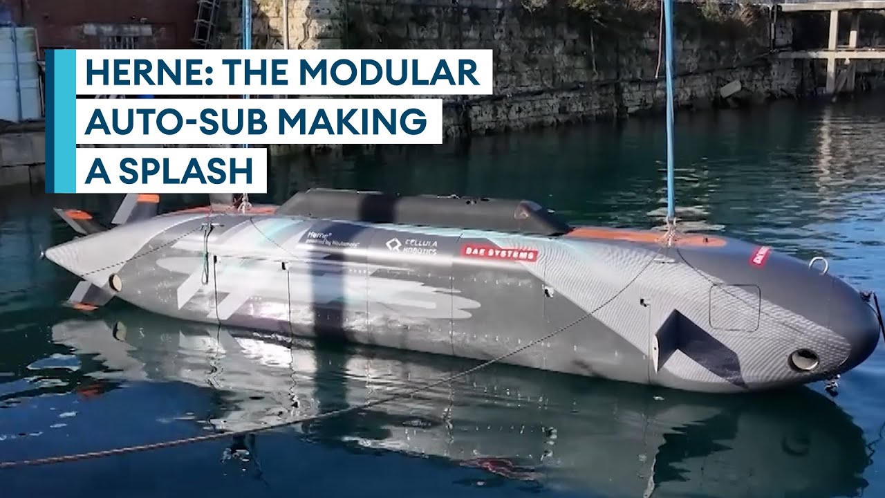 Herne: Sea trials for UK's first autonomous XL submarine