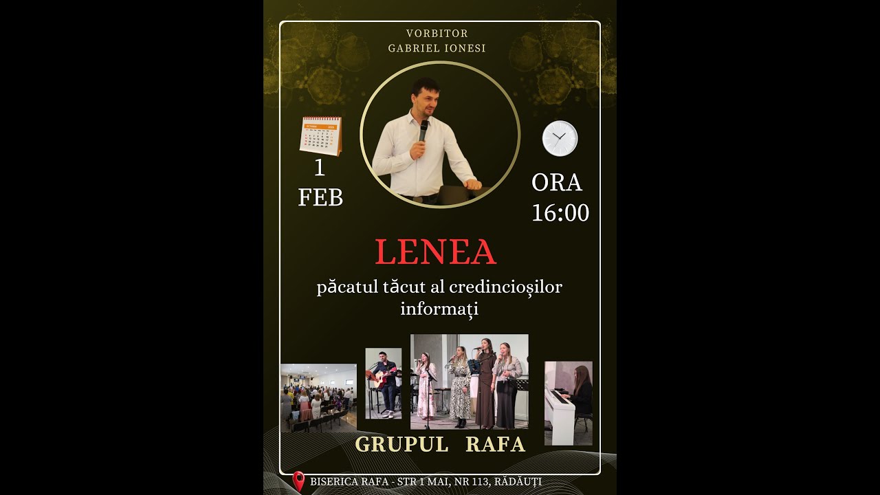 LENEA  -  păcatul tăcut al credincioșilor informați   /   Gabriel Ionesi