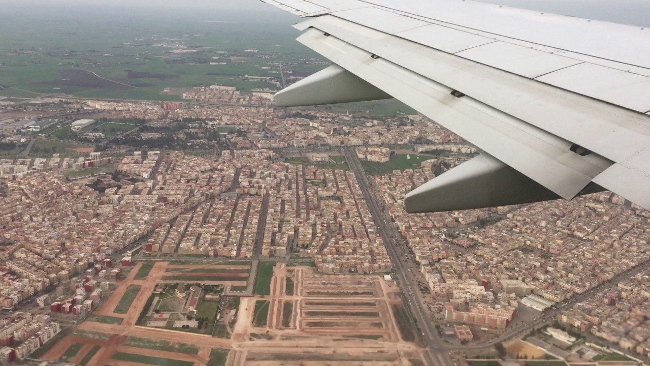 Royal Air Maroc landing in Casablanca 14.1.2017