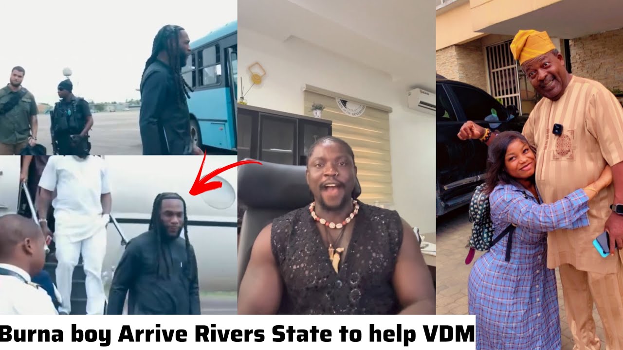 Burna Boy прибыл в штат Риверс, чтобы помочь VDM поговорить с губернатором, а King Mitchy встрети...