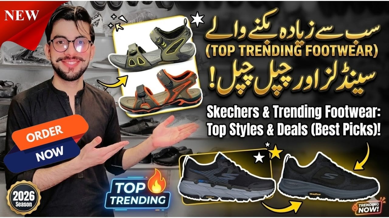 Top Premium Sandals For Men 2026 | New Summer Leather Shoes & Skechers | Trending Styles Shoes