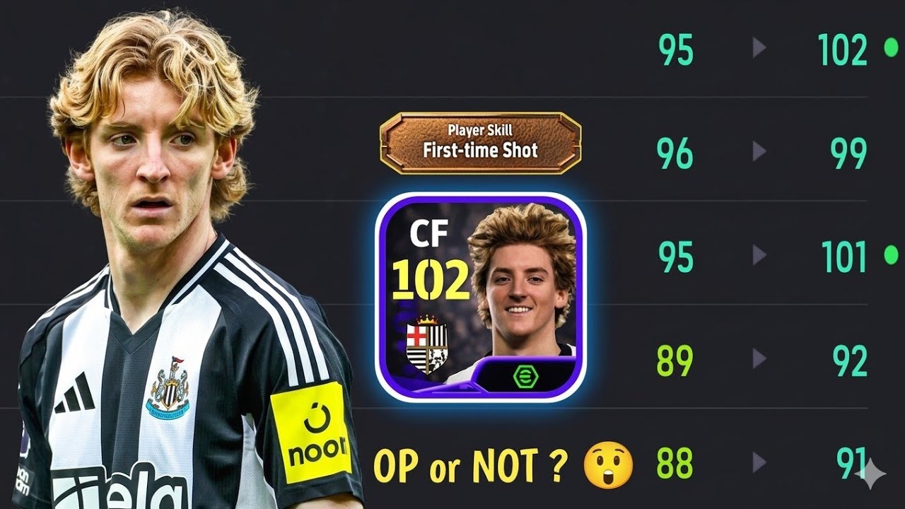 102 Rated POTW Antony Gordon – First Time Shot is BROKEN! | eFootball Review
