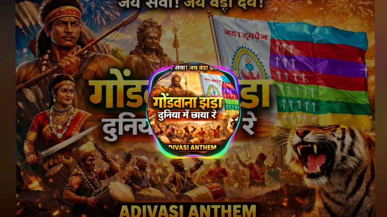 गोंडवाना झंडा दुनिया में छाया रे | Gondwana Flag Song | Jai Seva Jai Bada Dev | Adivasi Anthem