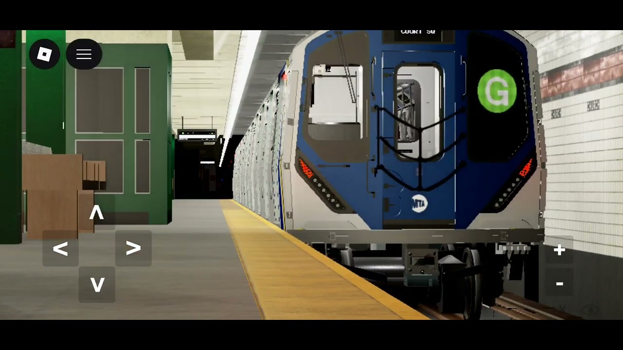 Roblox Crosstown line: R211 G train (Court Sq) at Church Av