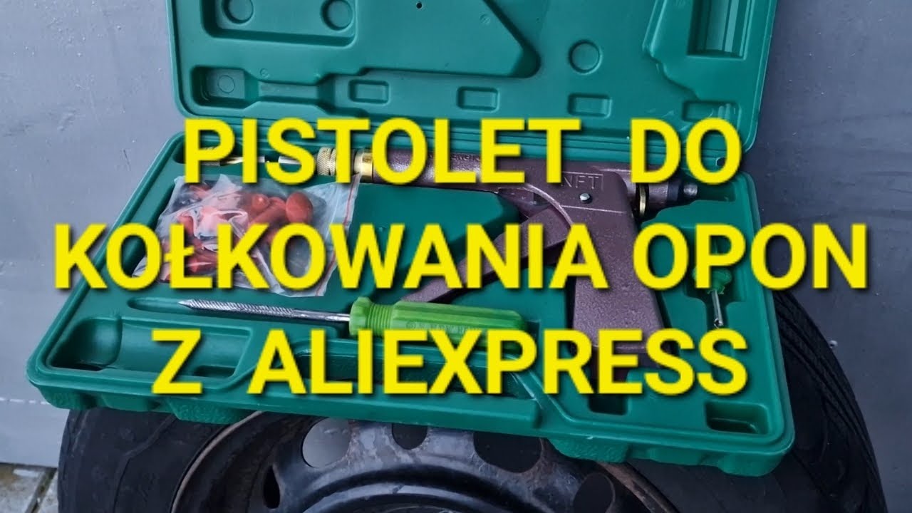 Przyrząd do kołkowania opon z Aliexpress lepszy od sznurowania?  NFT NewFengTai Tyre Repair Kit Test
