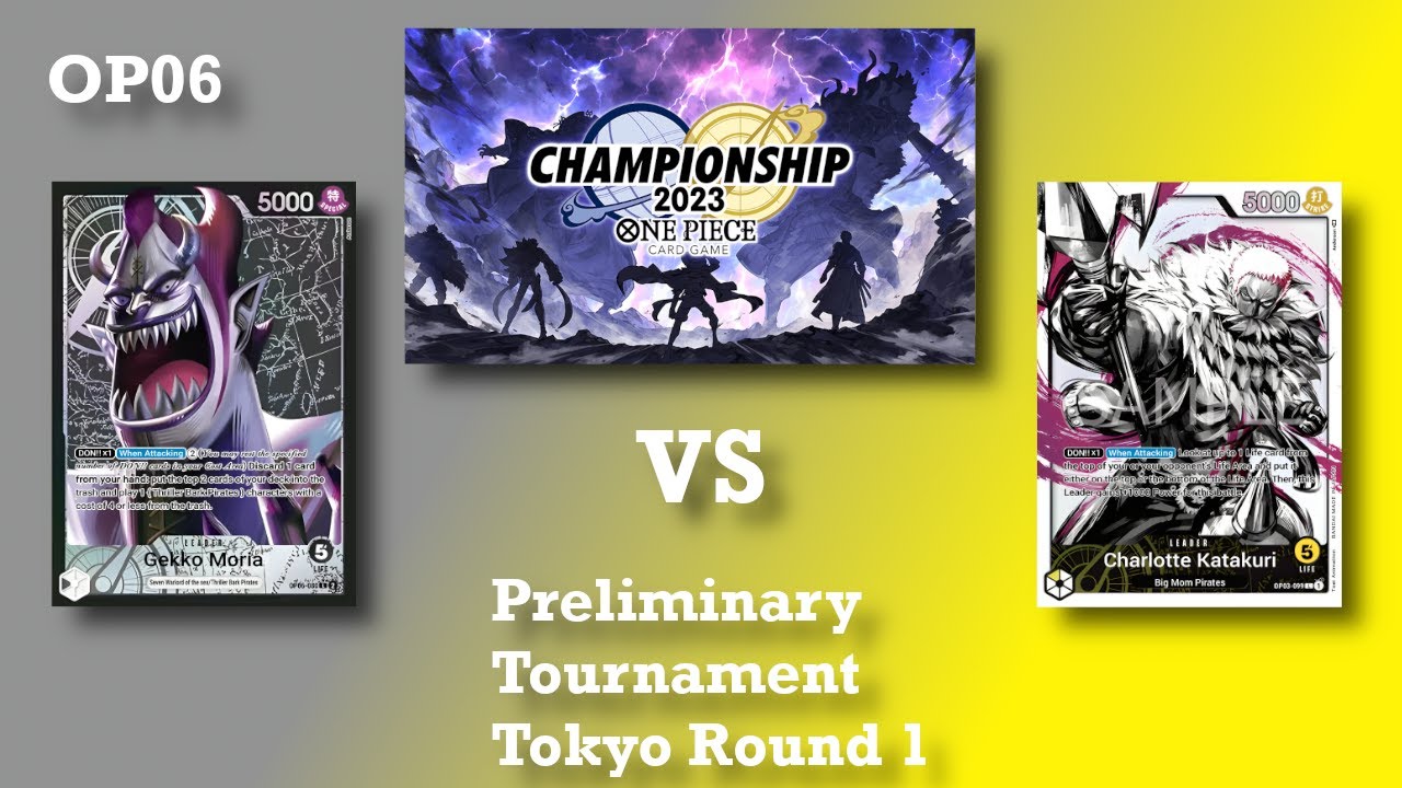 (OP06) One Piece Championship Prelim Tourney Round 1  -  Gecko vs Katakuri - Who needs 10 Mom