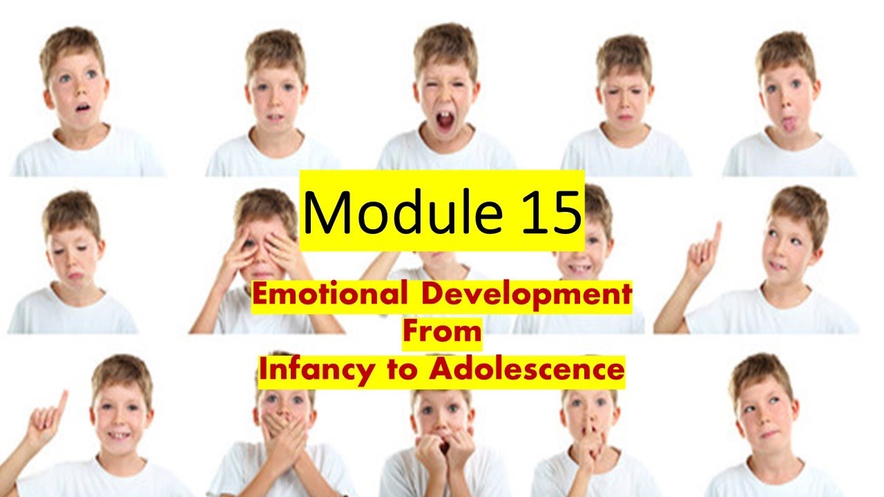 Module 15 - Emotional Development  from Infancy to Adolescence