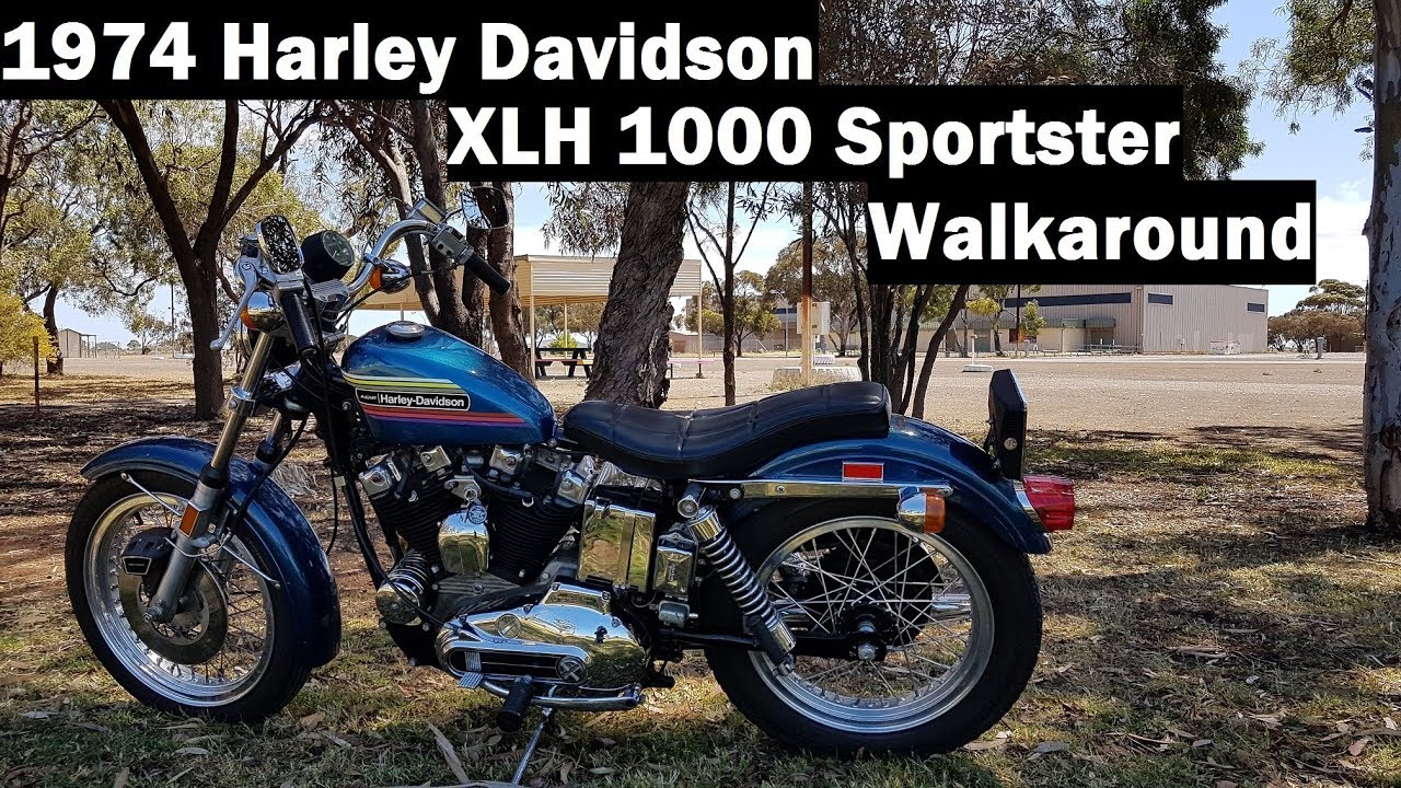 1974 AMF Harley Davidson XLH 1000 Sportster Walkaround