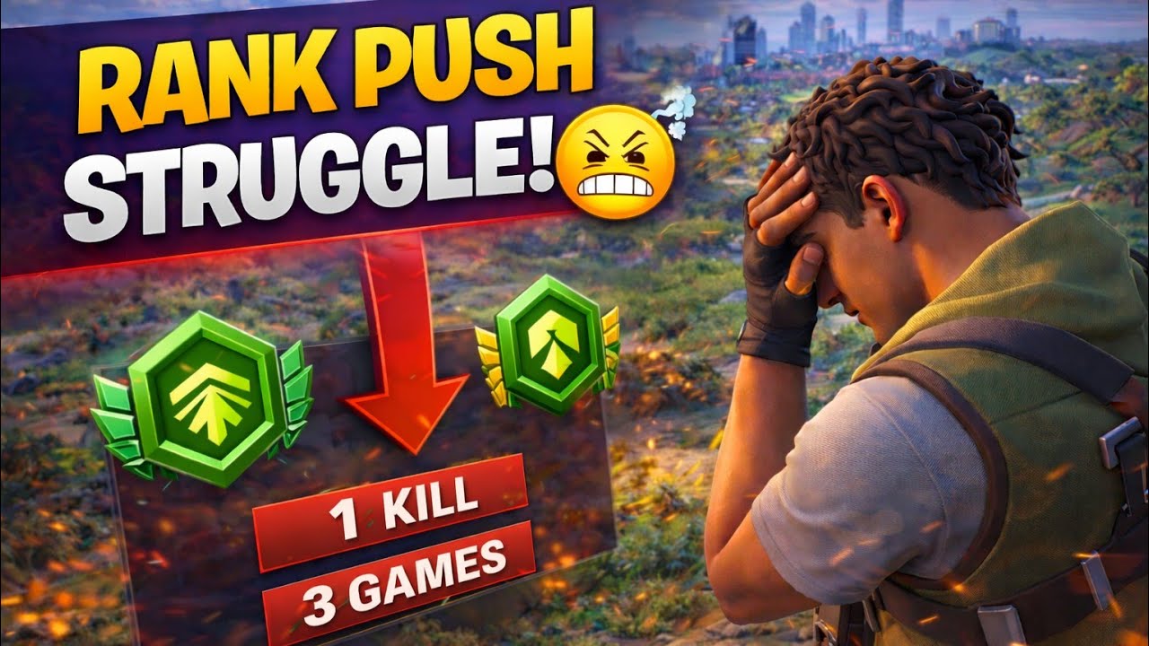 Fortnite Rank push చాలా కష్టం| Fortnite battle royale gameplay 