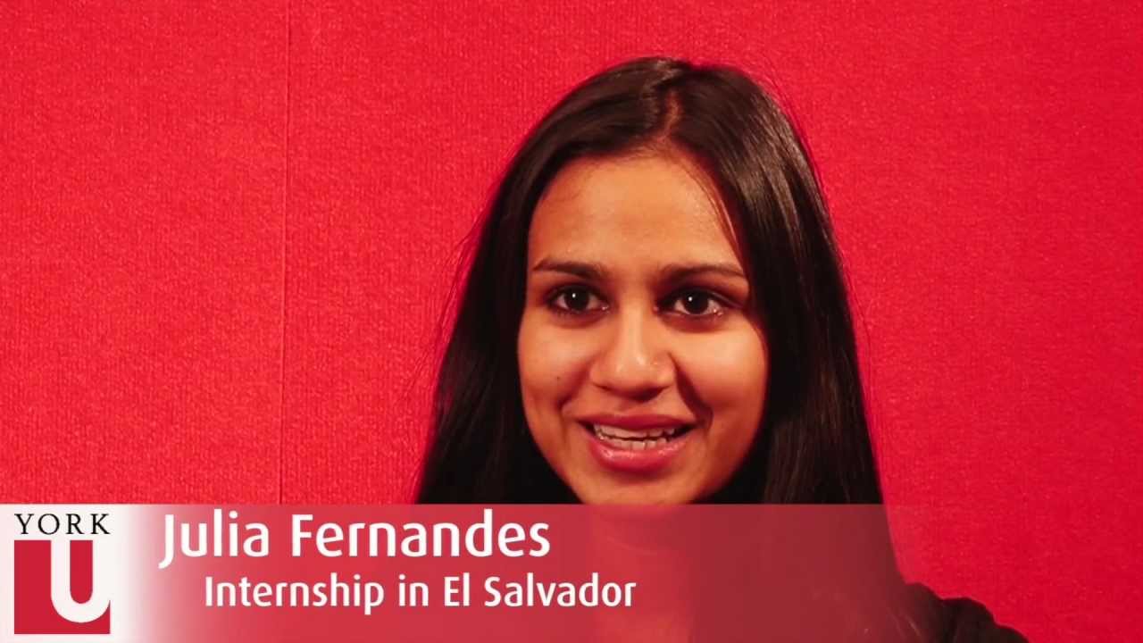 Internship Abroad: El Salvador | Julia Fernandes | LA&PS | York U