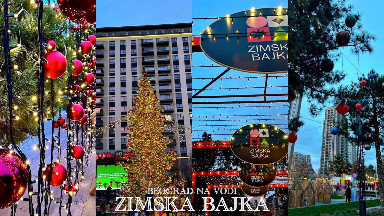 Zimska Bajka - Belgrade Waterfront - Decembar 2025. | 4K