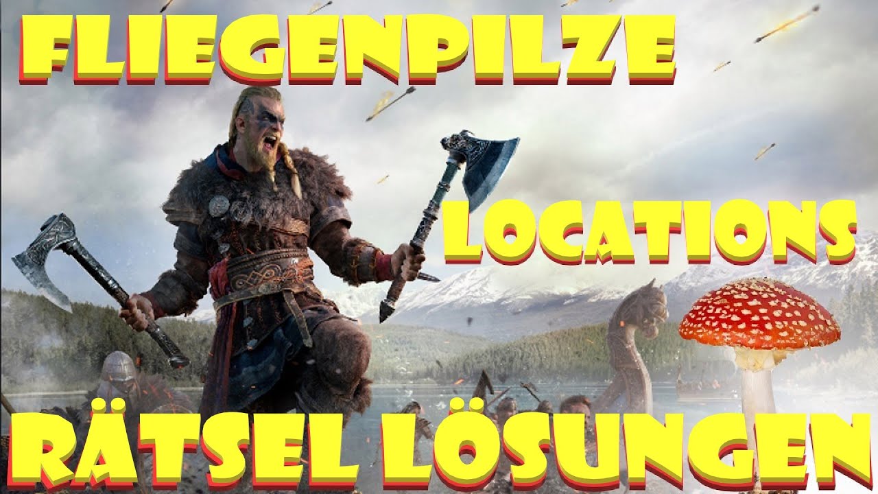 Fliegenpilze Alle Rätsel Lösungen ✨ Fundorte ✨ Hilfe ✨ XP Punkte ✨ Assassins Creed Valhalla ✨