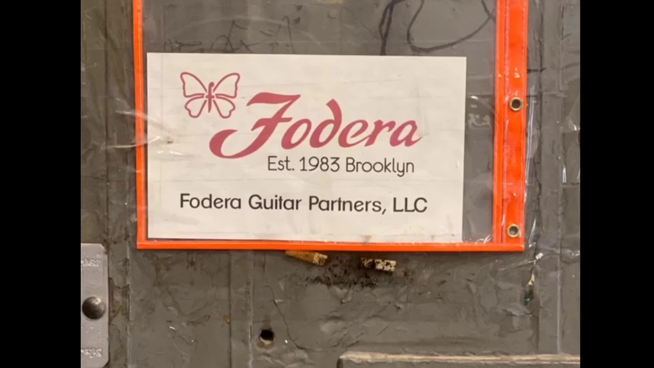 Fodera Guitars Mini Tour!!!