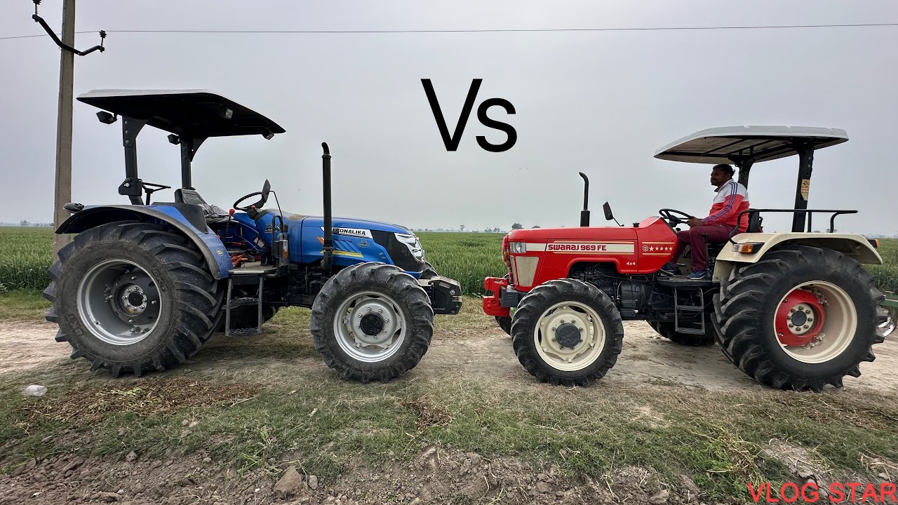 Sonalika 90 2023  vs swaraj 969 2024 on 17 cultivators 💪🔥 swaraj ne vohat jorror marea