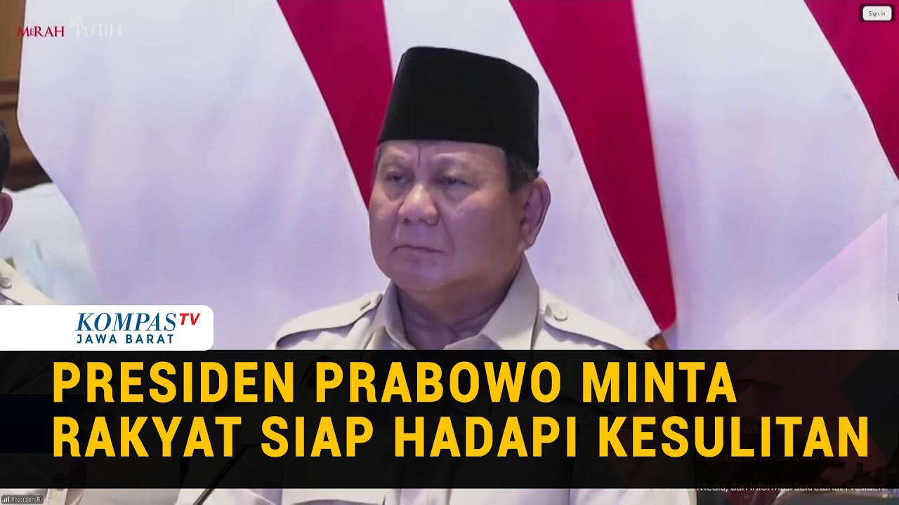 Timur Tengah Memanas, Prabowo: Kita Harus Siap Hadapi Kesulitan