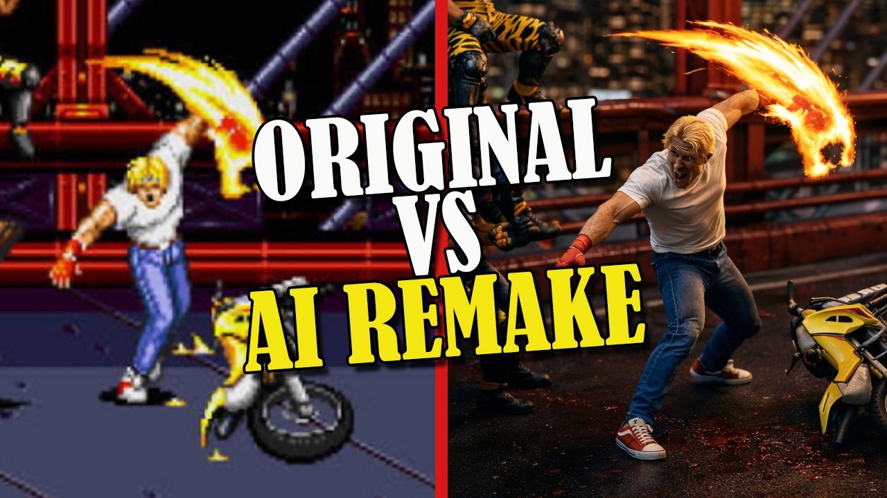 Streets of Rage 2 AI Brings All Characters to Real Life – You Won't Believe It!