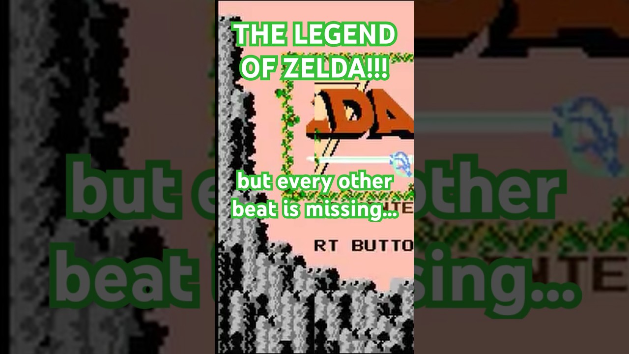 the legend of zelda but every other beat is missing… 