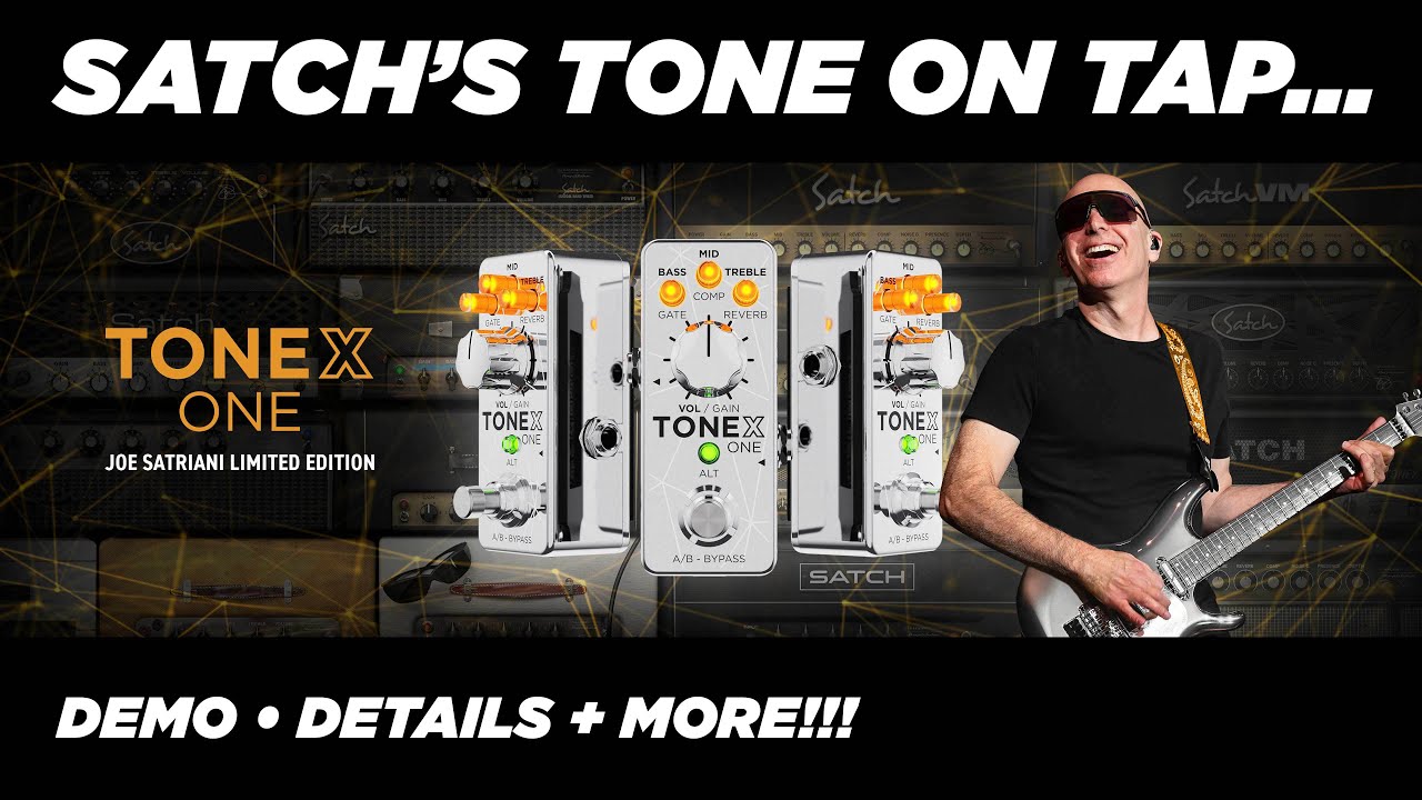 TONEX ONE JOE SATRIANI LIMITED EDITION - Loaded w/ 20 presets crafted by Joe PLUS his amp vault!
