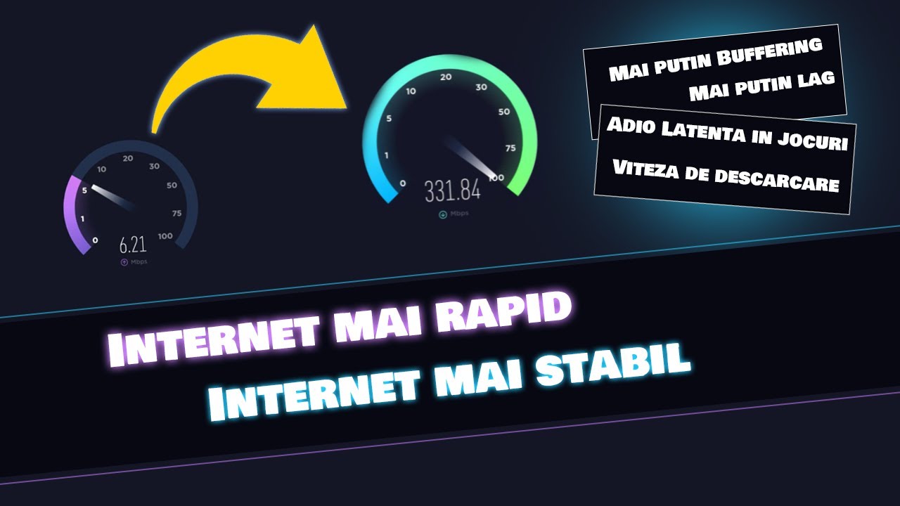 Mărește viteza la internet, rapid și simplu! [Tutorial rom&acirc;nă]