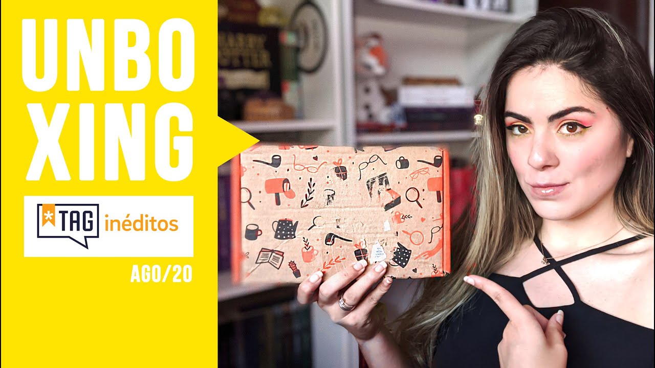 Unboxing TAG IN&Eacute;DITOS | Edi&ccedil;&atilde;o AGOSTO 2020