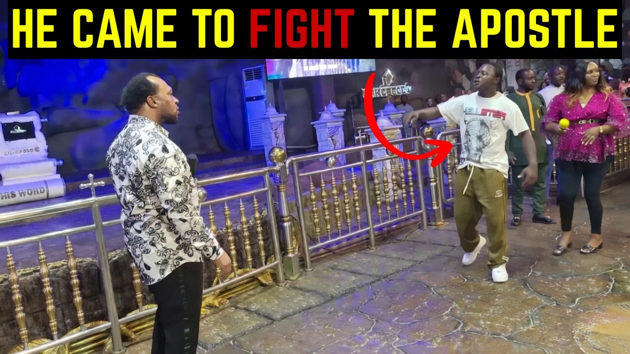 Tension Erupts During Service |HE CAME TO FIGTH APOSTLE JOHN CHI