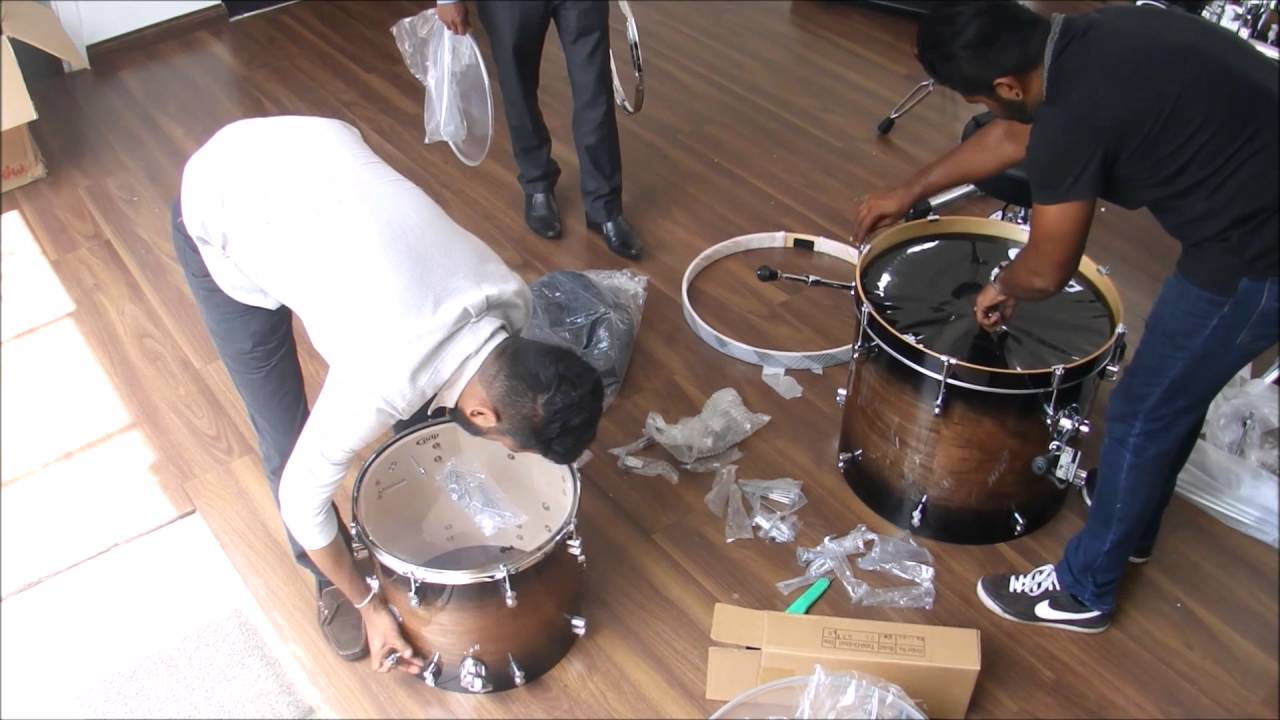 PDP Concept Exotic Drum Kit Shell Pack, Drum Rack Unboxing & Demonstration.