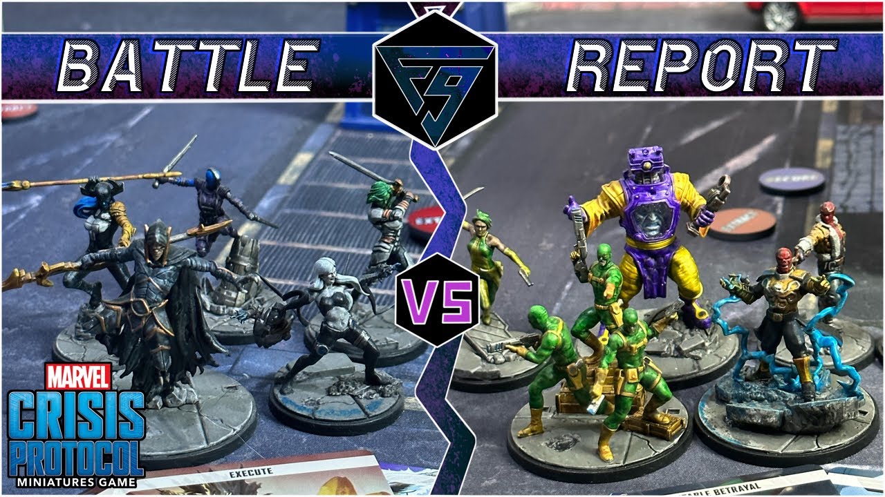 Marvel Crisis Protocol Battle Report [117] The Black Order VS Hydra